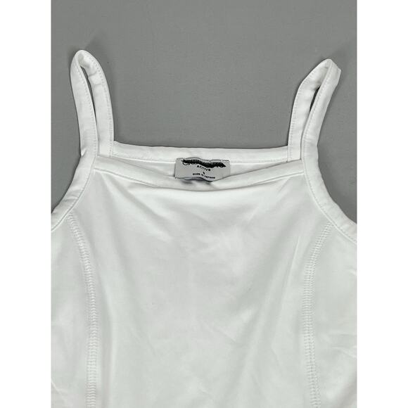 J Crew Crewcuts Girls Romper Performance Jersey Size 8 White Active Tank Shorts - Picture 3 of 8